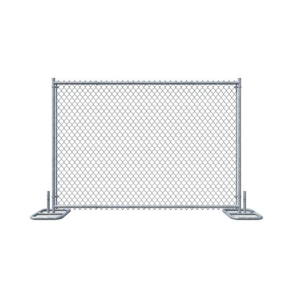 temporary panel fencing are typically made of sturdy materials like aluminum or steel